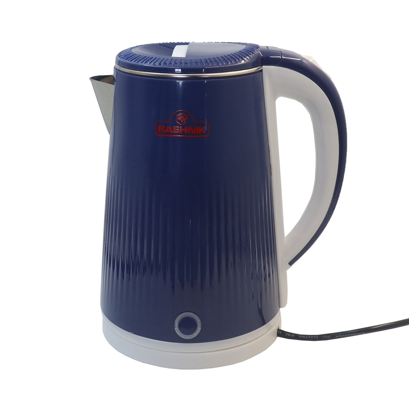 RASHNIK  RN-1156 2.3L  1500W  Electric Kettle  High Grade Steel Double walled body Dry & Over Heat Protection Automatically turns off