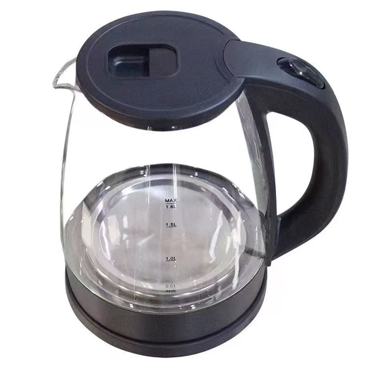 RASHNIK  RN-1161 2.0L  1500W Glass  Electric Kettle Automatically turns off when water boils  Dry & Over Heat Protection