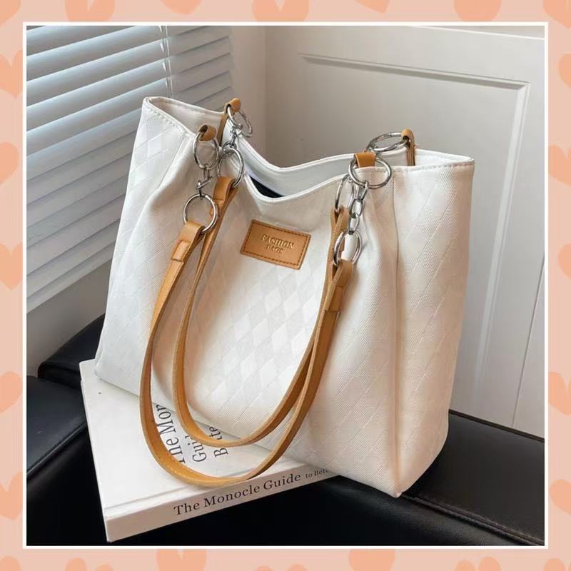 2026 Hot Sale Large Capacity Women Tote Bag Fashionable Portable Shoulder Cross-body Pu Leather Custom Tote Handbags