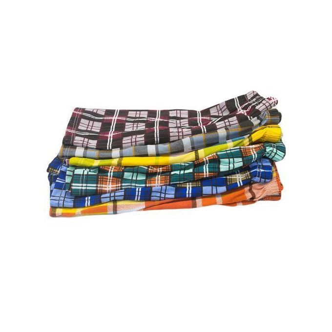 6Pcs, 4pcs, 3pcs, 12pcs Finest Quality Pure Cotton Checked Men's Boxers, Very Comfortable Plaid Men's Underwear.