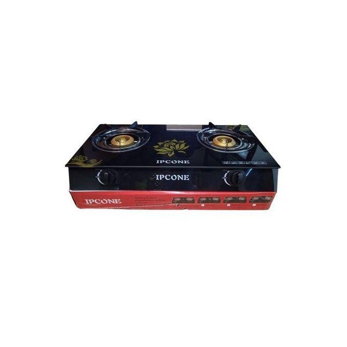 IPCONE 2 Gas Cooker 02 Glass Top Double Burner Gas stove【flowers pattern random】gas cooker 【hot】gas cooker/stove gas cooker cooking gas cooker burner gas cooker stainless