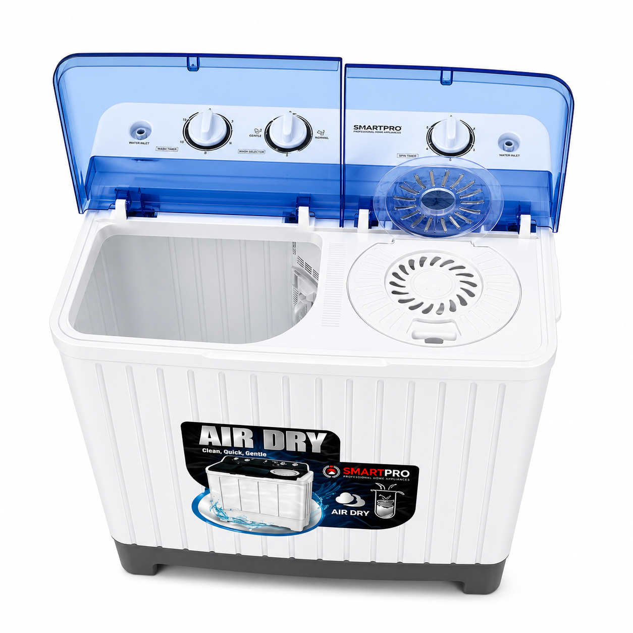 Smart Pro Washing Machine 8kg Semi-Automatic Twin-Tub (1 Year Warranty)