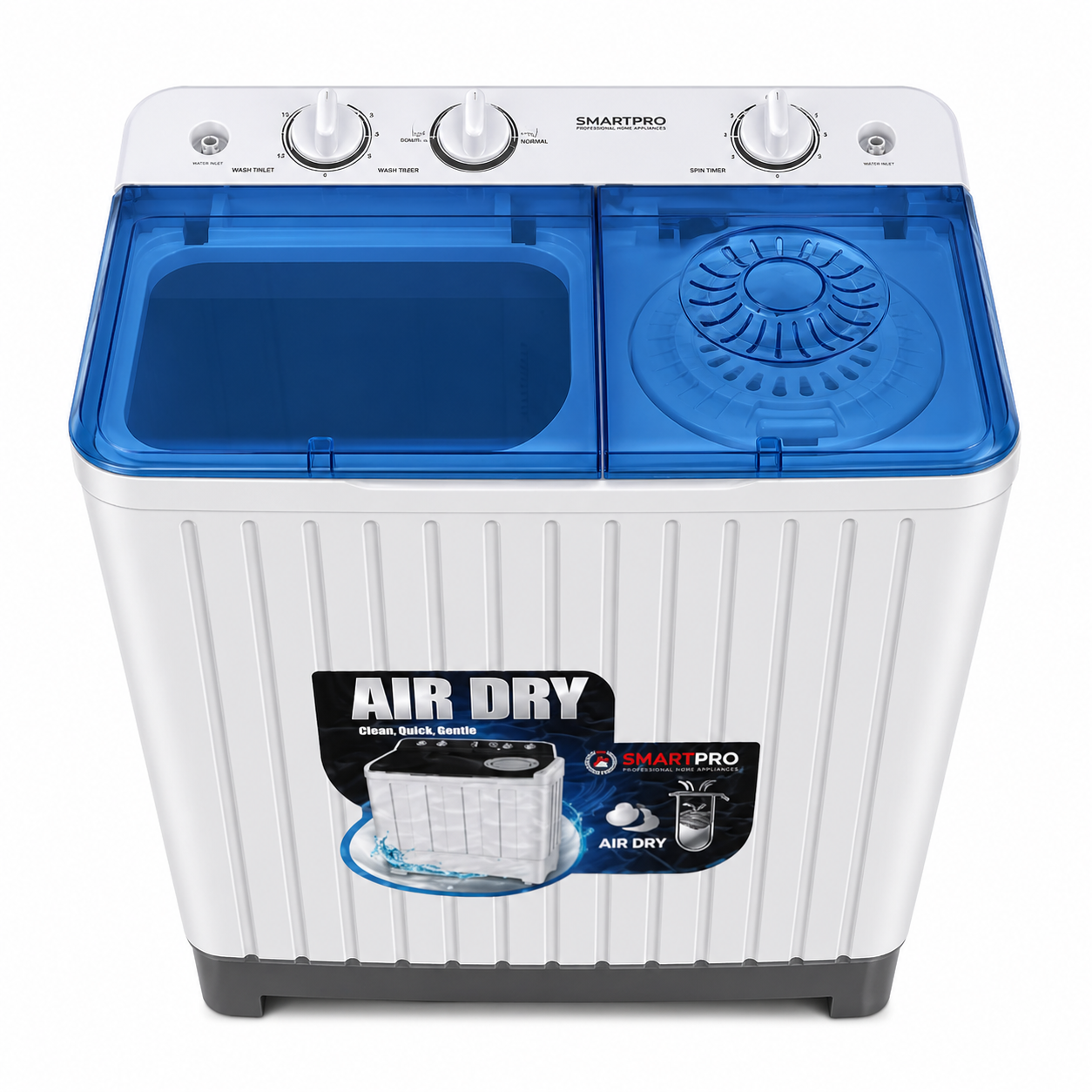 Smart Pro Washing Machine 8kg Semi-Automatic Twin-Tub (1 Year Warranty)