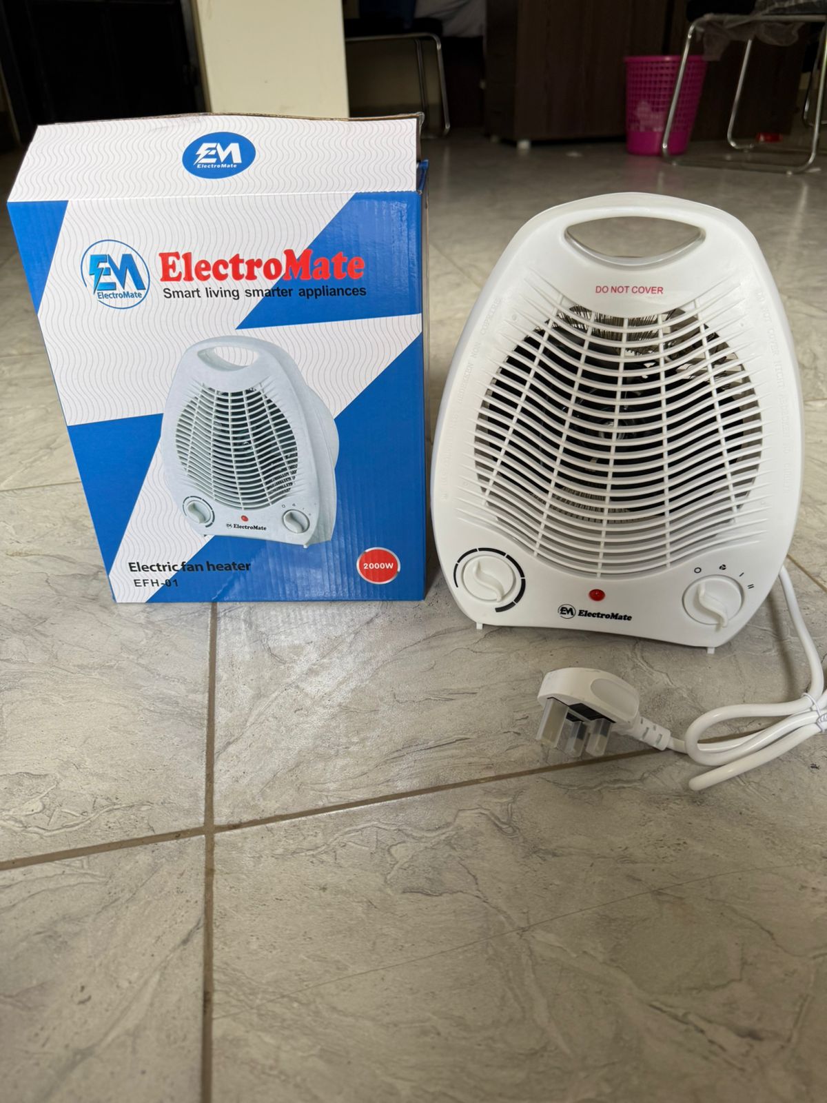 🌟 CUSTOMER FAVORITE OFFER 🌟 - A 1 pc Electromate Fan Room Heater - Portable Electric Heater, Fast Heating, Energy Saving Winter Warmer