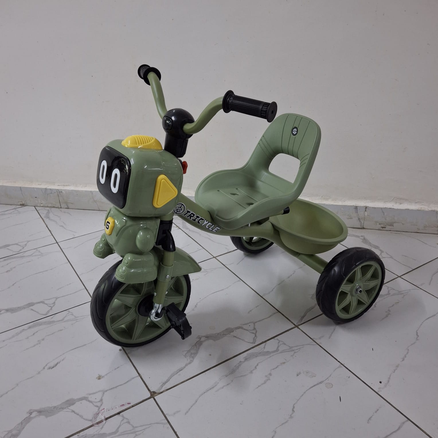 🟡 REGULAR OFFER 🟡 - NEW ARRIVAL!!!  1Pc Classy Quality kids tricycle play bikes big with lights  and melodies and at affordable price
