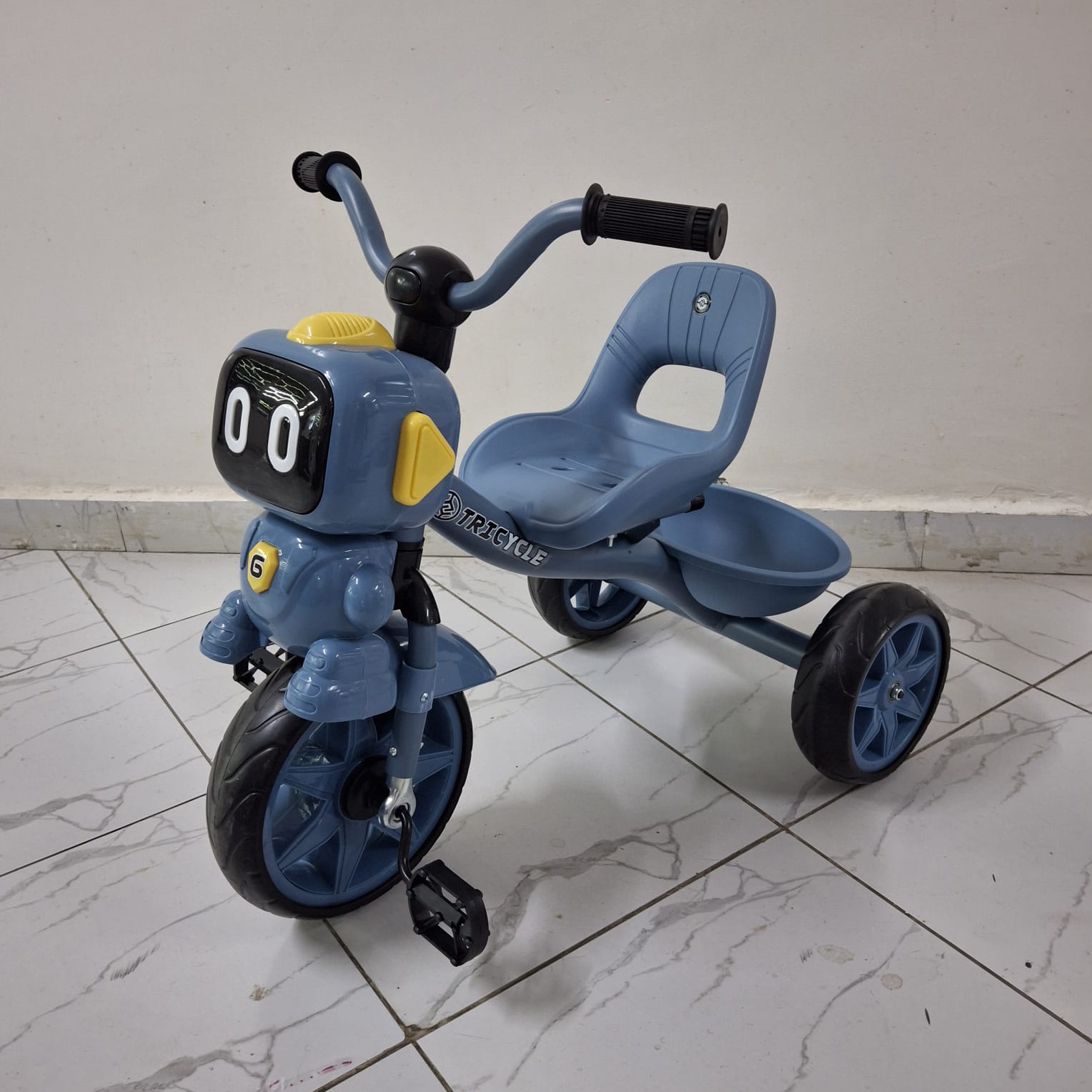 🟡 REGULAR OFFER 🟡 - NEW ARRIVAL!!!  1Pc Classy Quality kids tricycle play bikes big with lights  and melodies and at affordable price