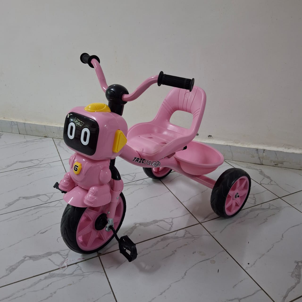 🟡 REGULAR OFFER 🟡 - NEW ARRIVAL!!!  1Pc Classy Quality kids tricycle play bikes big with lights  and melodies and at affordable price