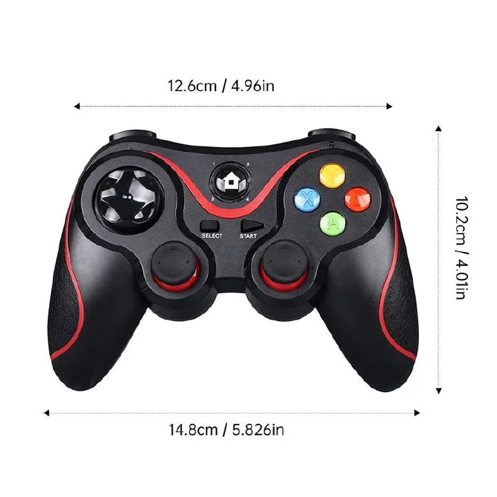 2.4G Bluetooth-Compatible Wireless Game Controller V8 Game Pad Android Gamepad Console PC Android IOS Phone Tablet TV Box Joystick For PS3/PS4/Switch Gaming Handle Console Accessory