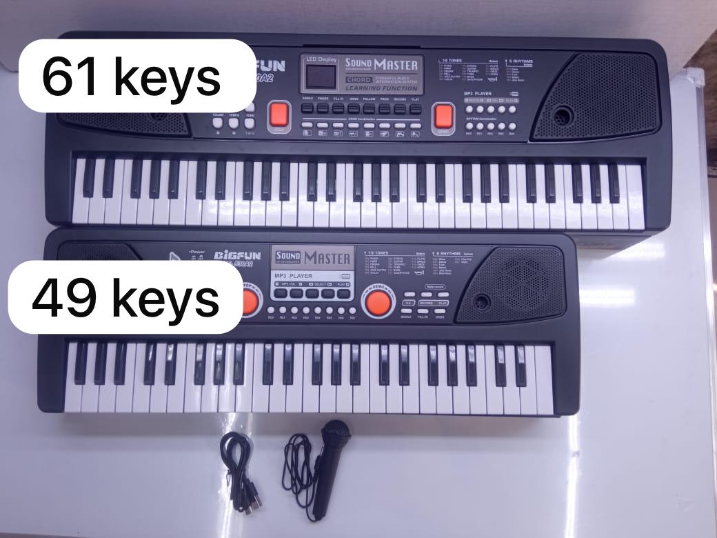 High Quality Rechargeable Portable Kids Learning Piano with Microphone & Charging Cable – 61-Key & 49-Key Electronic Musical Keyboard for Beginners Music Education & Fun Play