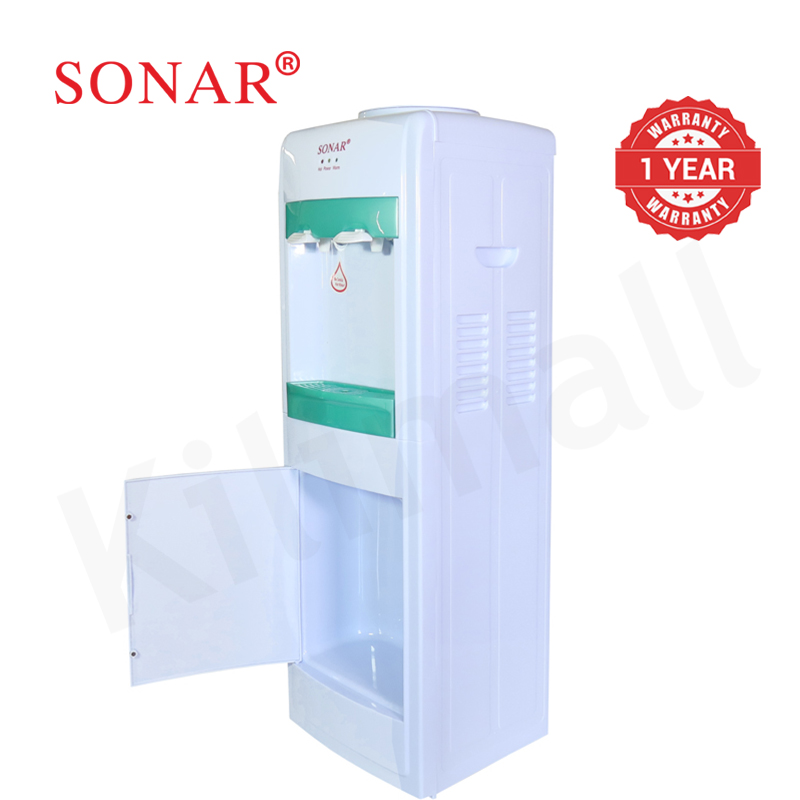 Sonar Top Loading Hot and Normal Standing Water Dispenser with Storage Cabinet Energy Saving Hot and Warm Water Dispenser SR-C3