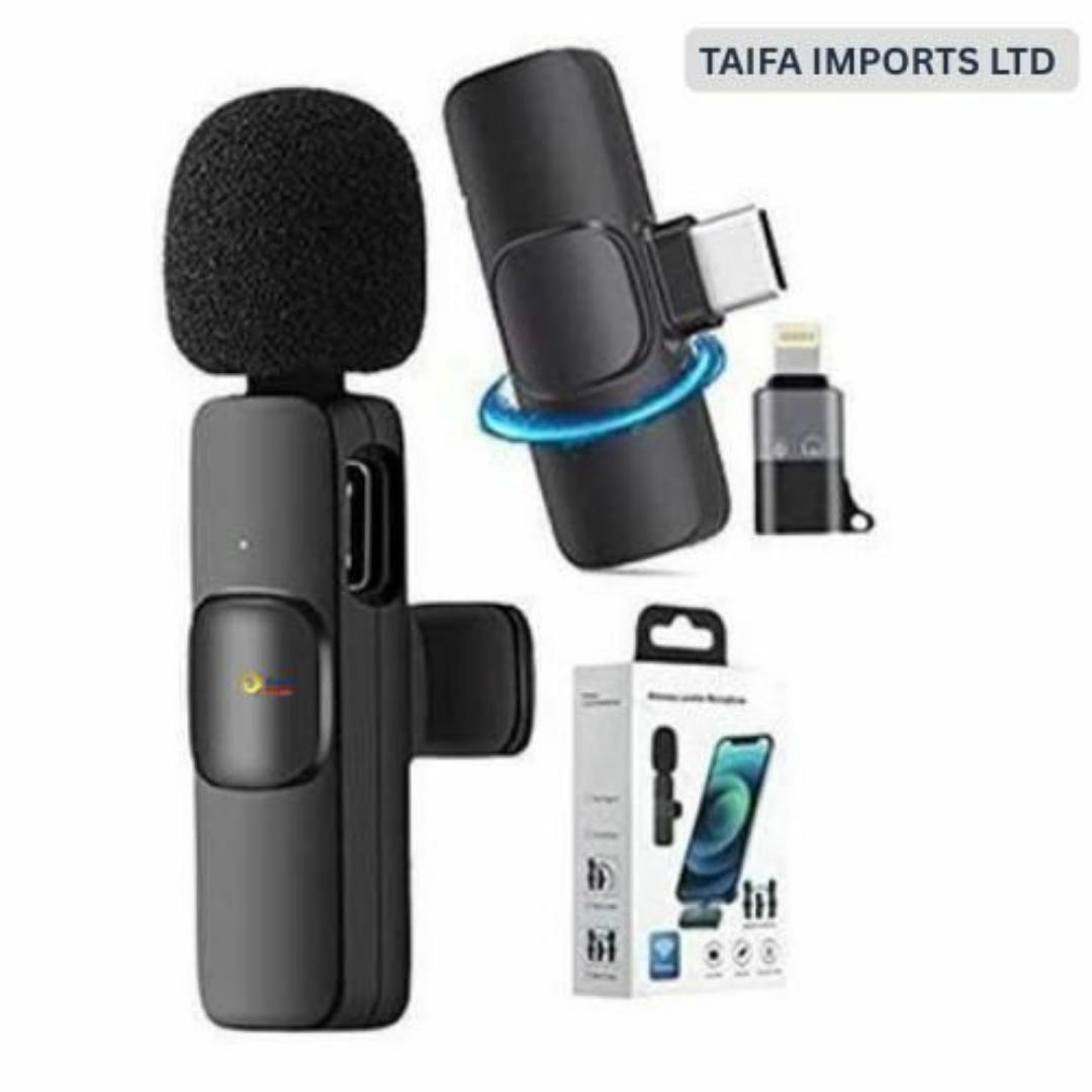 K9 Wireless Lavalier Microphone Clip-On Mic for Smartphones & Cameras – Plug & Play, No App Needed, Crystal-Clear Sound for Podcast & Streaming - Android & iPhone
