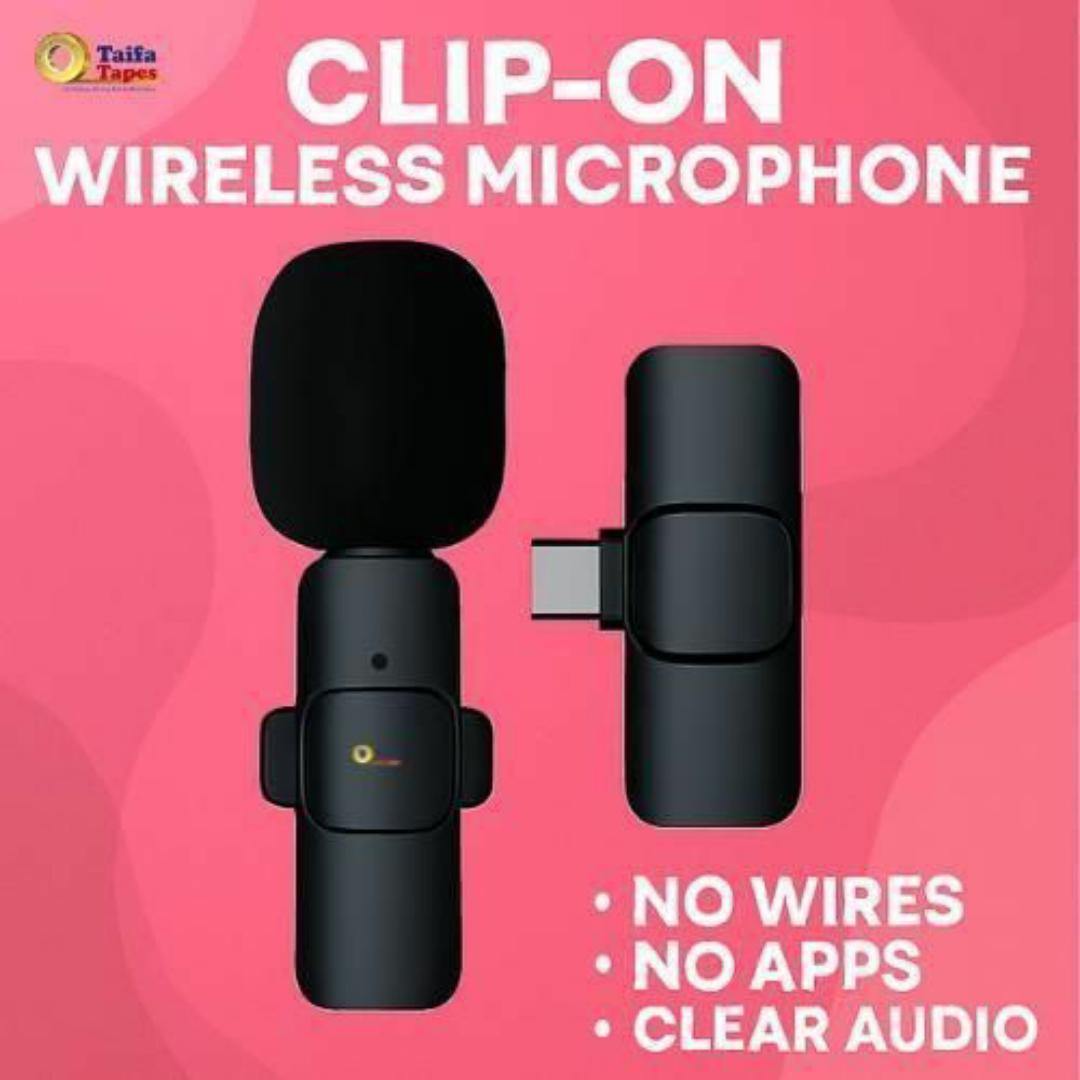 K9 Wireless Lavalier Microphone Clip-On Mic for Smartphones & Cameras – Plug & Play, No App Needed, Crystal-Clear Sound for Podcast & Streaming - Android & iPhone