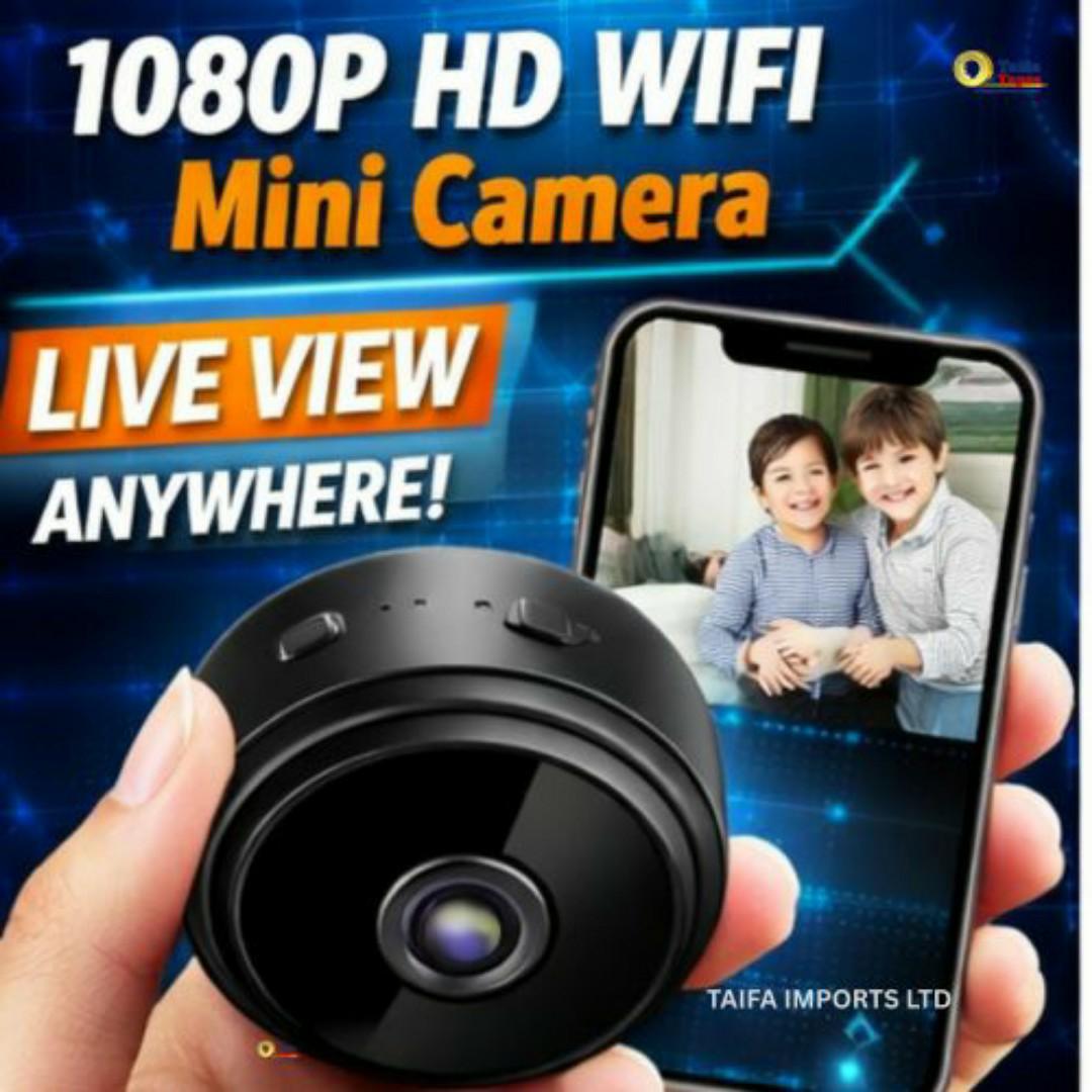 MINI SECRET WIRELESS WIFI SPY HIDDEN CCTV CAMERA WITH MOTION DETECTION - 1080P SPY SECURITY CAMERAS With Built-in 200mAh Battery