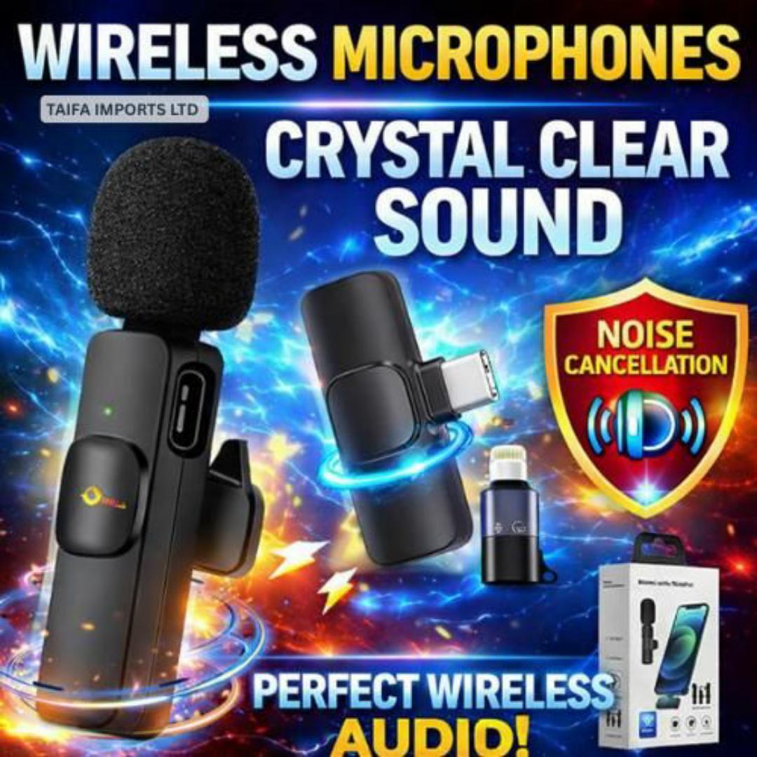 K9 Wireless Lavalier Microphone Clip-On Mic for Smartphones & Cameras – Plug & Play, No App Needed, Crystal-Clear Sound for Podcast & Streaming - Android & iPhone