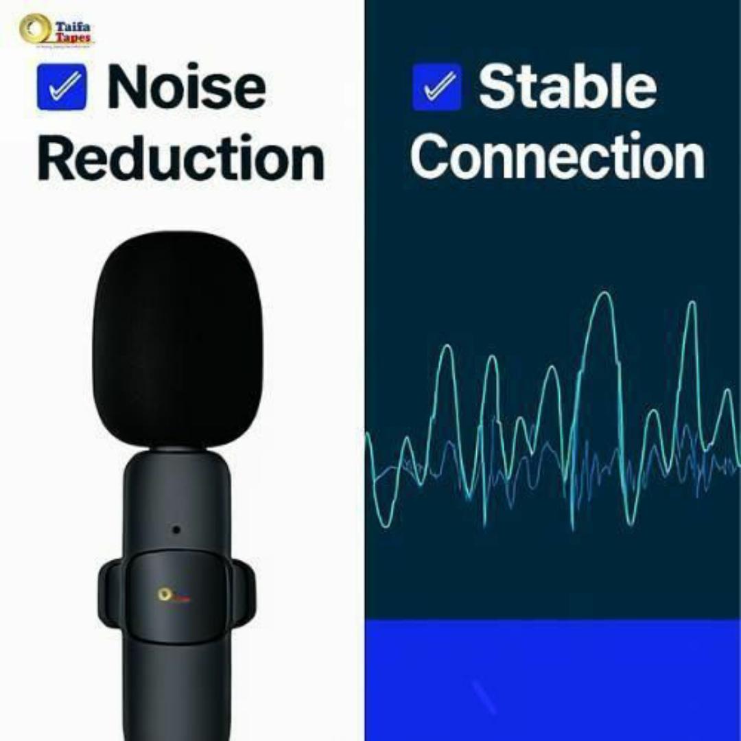K9 Wireless Lavalier Microphone Clip-On Mic for Smartphones & Cameras – Plug & Play, No App Needed, Crystal-Clear Sound for Podcast & Streaming - Android & iPhone