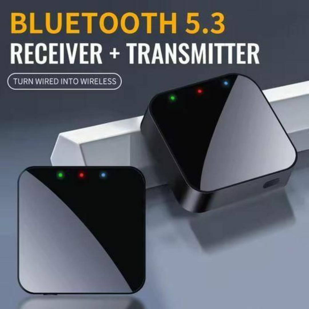Bluetooth 5.3 Receiver & Transmitter Adapter – Turn Wired Devices Wireless, Hi-Fi Quality, Universal Compatibility