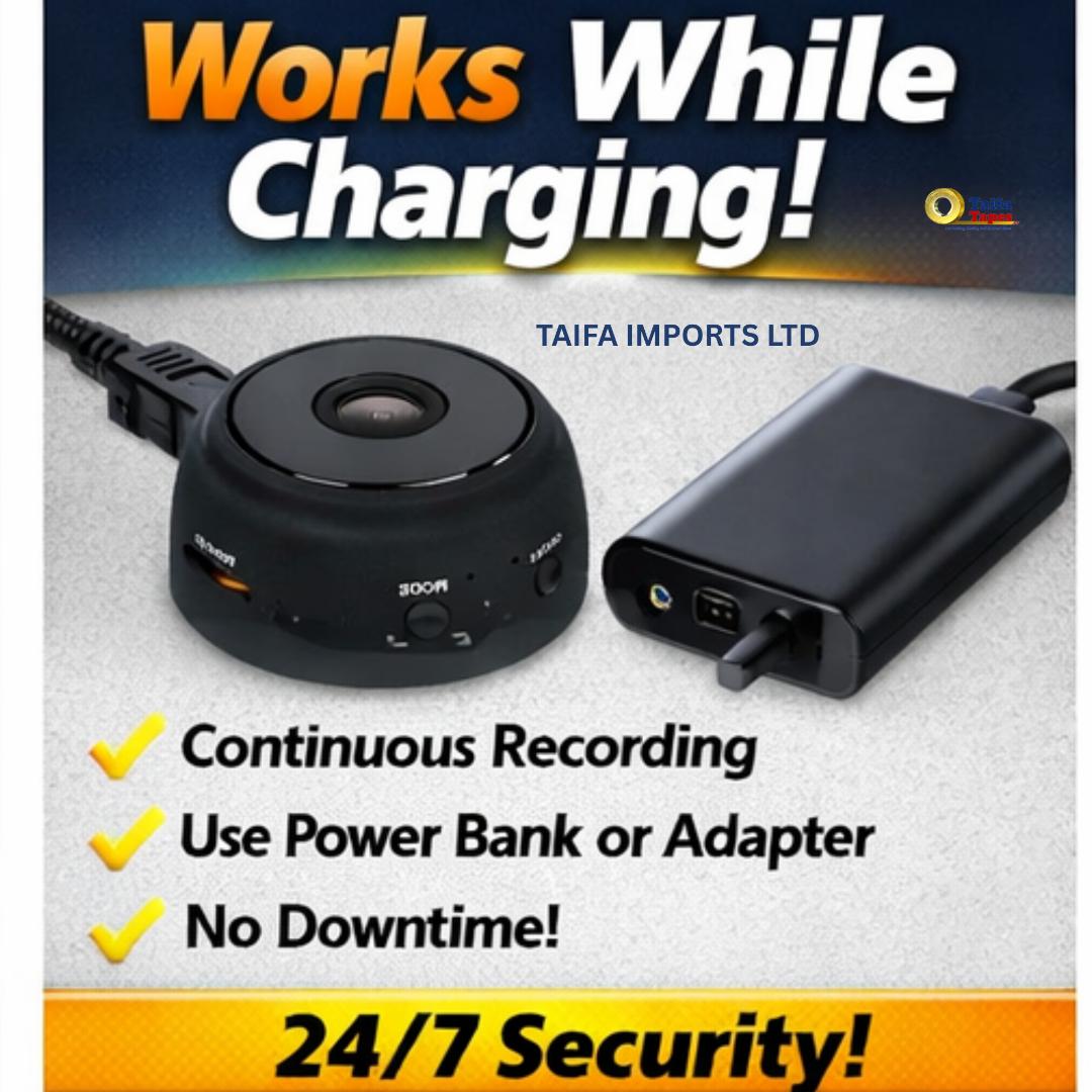 MINI SECRET WIRELESS WIFI SPY HIDDEN CCTV CAMERA WITH MOTION DETECTION  - 1080P SPY SECURITY SURVEILLANCE CAMERAS - 200mAh Built-in Battery