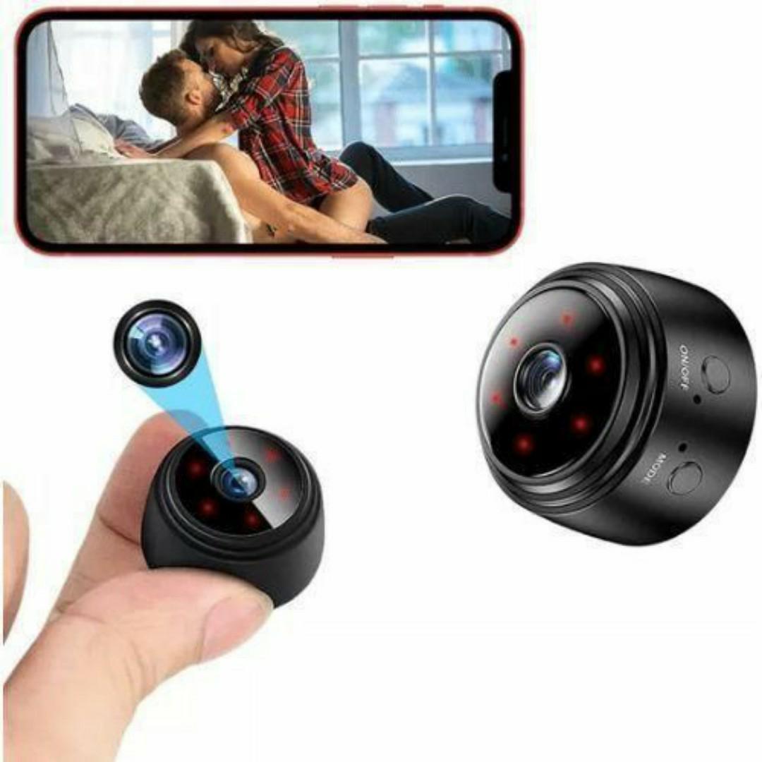 MINI SECRET WIRELESS WIFI SPY HIDDEN CCTV CAMERA WITH MOTION DETECTION - 1080P SPY SECURITY CAMERAS With Built-in 200mAh Battery