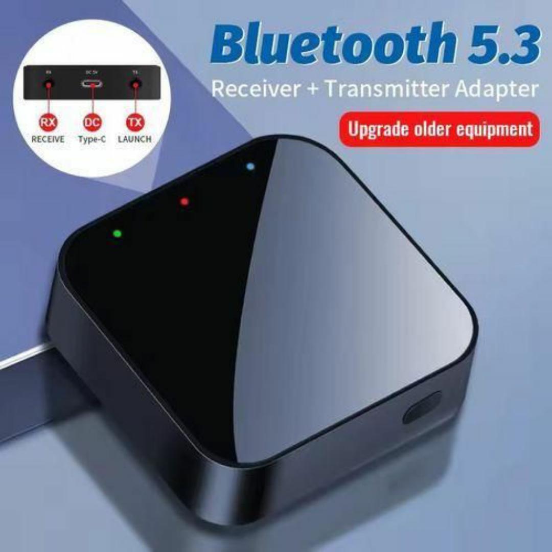 Bluetooth 5.3 Receiver & Transmitter Adapter – Turn Wired Devices Wireless, Hi-Fi Quality, Universal Compatibility