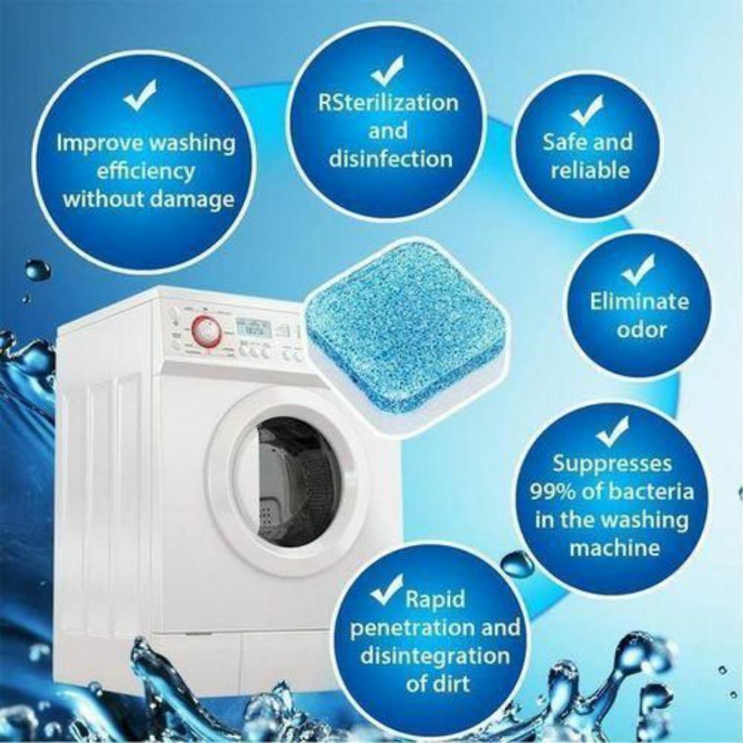 YANYUNLE Washing Machine Cleaner – Cleaning Tablets ✅ Deep Clean Formula ✅ - Say goodbye to grime, odors, and hidden buildup!