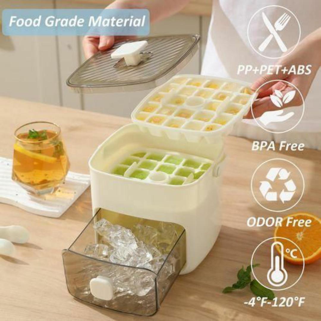 Multifunctional Ice Cube Maker – Freeze Juice & Water Instantly - BPA Free, Odour Free, Food Grade Design.