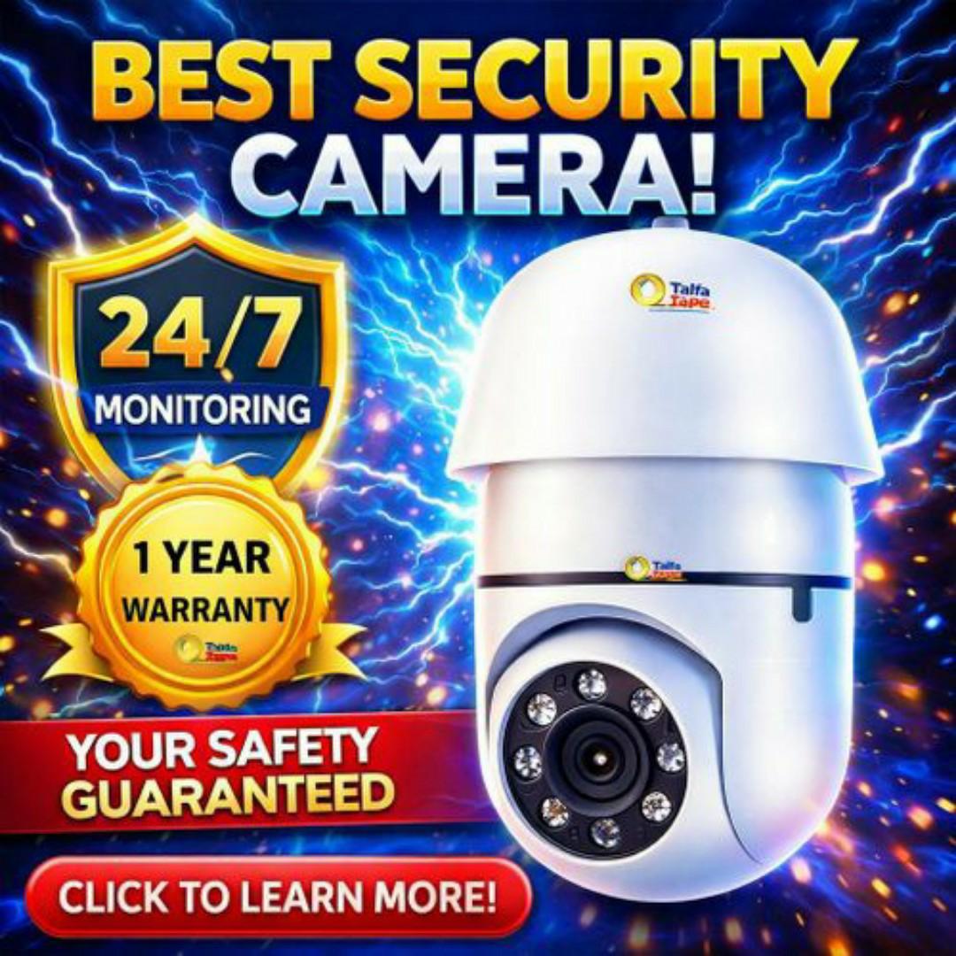 AI SMART BULB CCTV Camera – ✅ 360 PTZ, Night Vision, Human Detect, Wireless WiFi Security Cameras HD, Smartphones App - Home & Office Surveillance Cameras AI Powered Humanoid Tracking 1080P