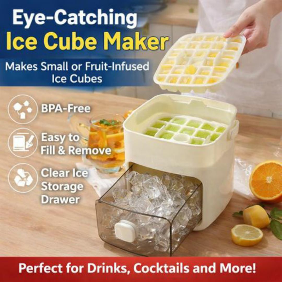 Multifunctional Ice Cube Maker – Freeze Juice & Water Instantly - BPA Free, Odour Free, Food Grade Design.