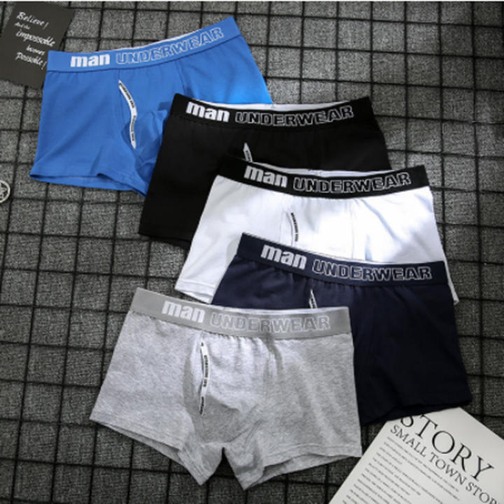 boxer mens underwear men cotton underpants male pure men panties shorts underwear boxer shorts cotton solid cuecas