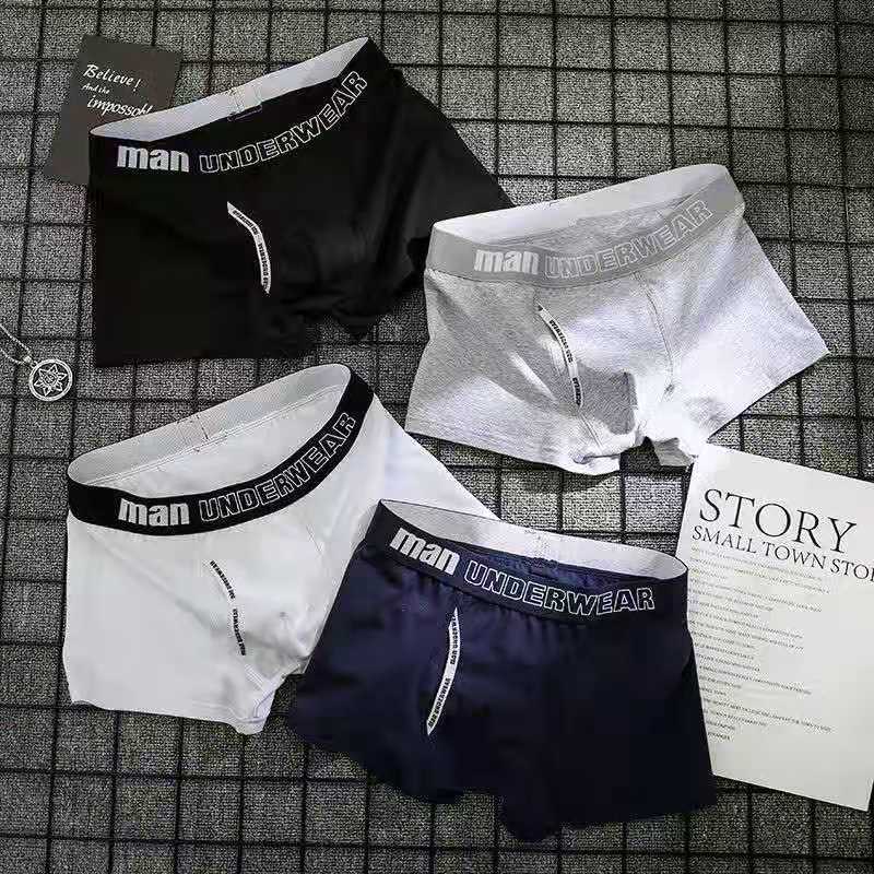 boxer mens underwear men cotton underpants male pure men panties shorts underwear boxer shorts cotton solid cuecas