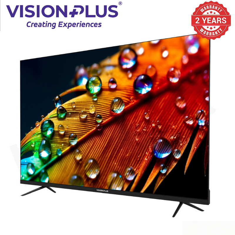 Vision Plus 50 inch VP8850QV QLED 4K TV with Vidaa OS + Free Wall Mount  Bluetooth, Dolby Audio,  Two year warranty