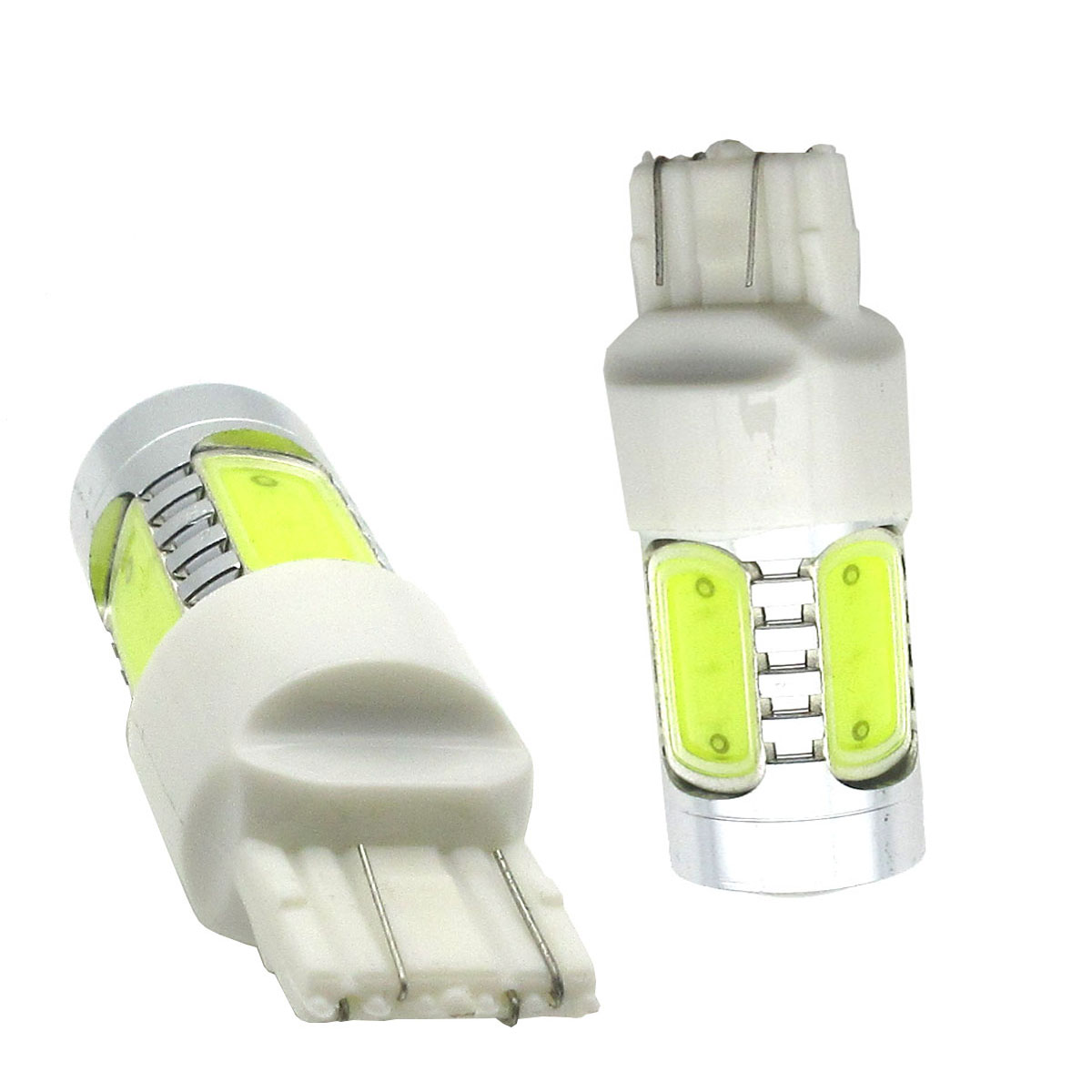 2X 12 V T20 7.5 W 5LED COB White Car Brake Light / Car Reversing Lamp