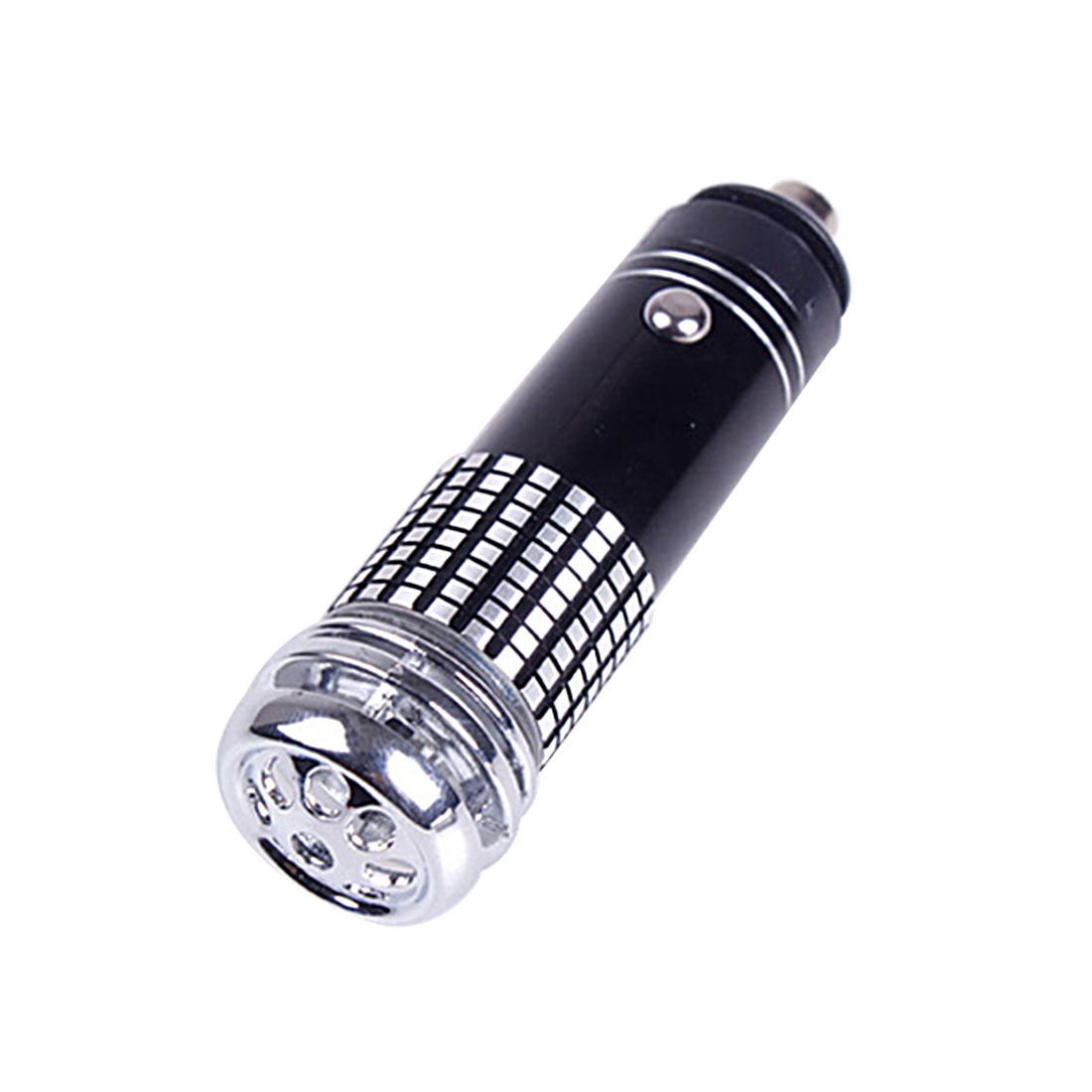 Car Auto Air Purifier Air Freshener Oxygen Bar Ozone Ionizer Remove Smoke And Clean Air Black