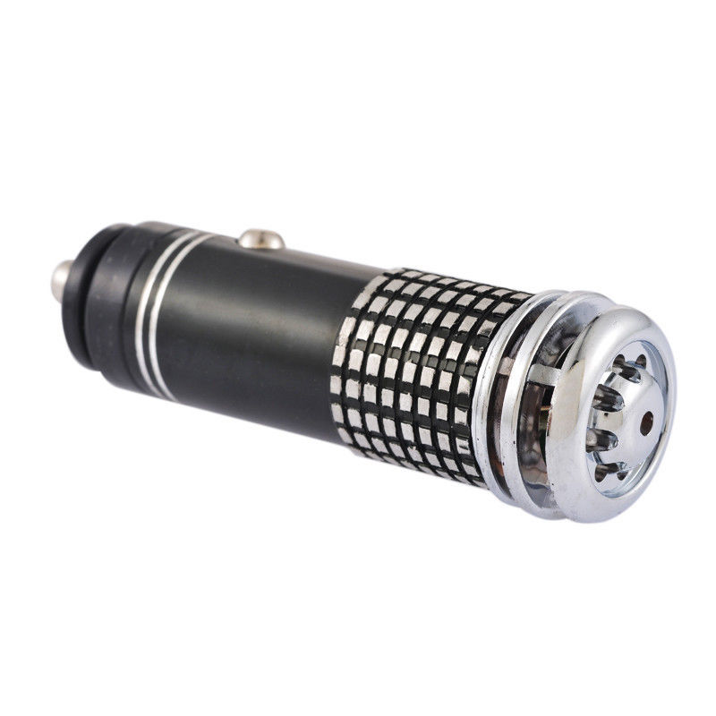Car Auto Air Purifier Air Freshener Oxygen Bar Ozone Ionizer Remove Smoke And Clean Air Black
