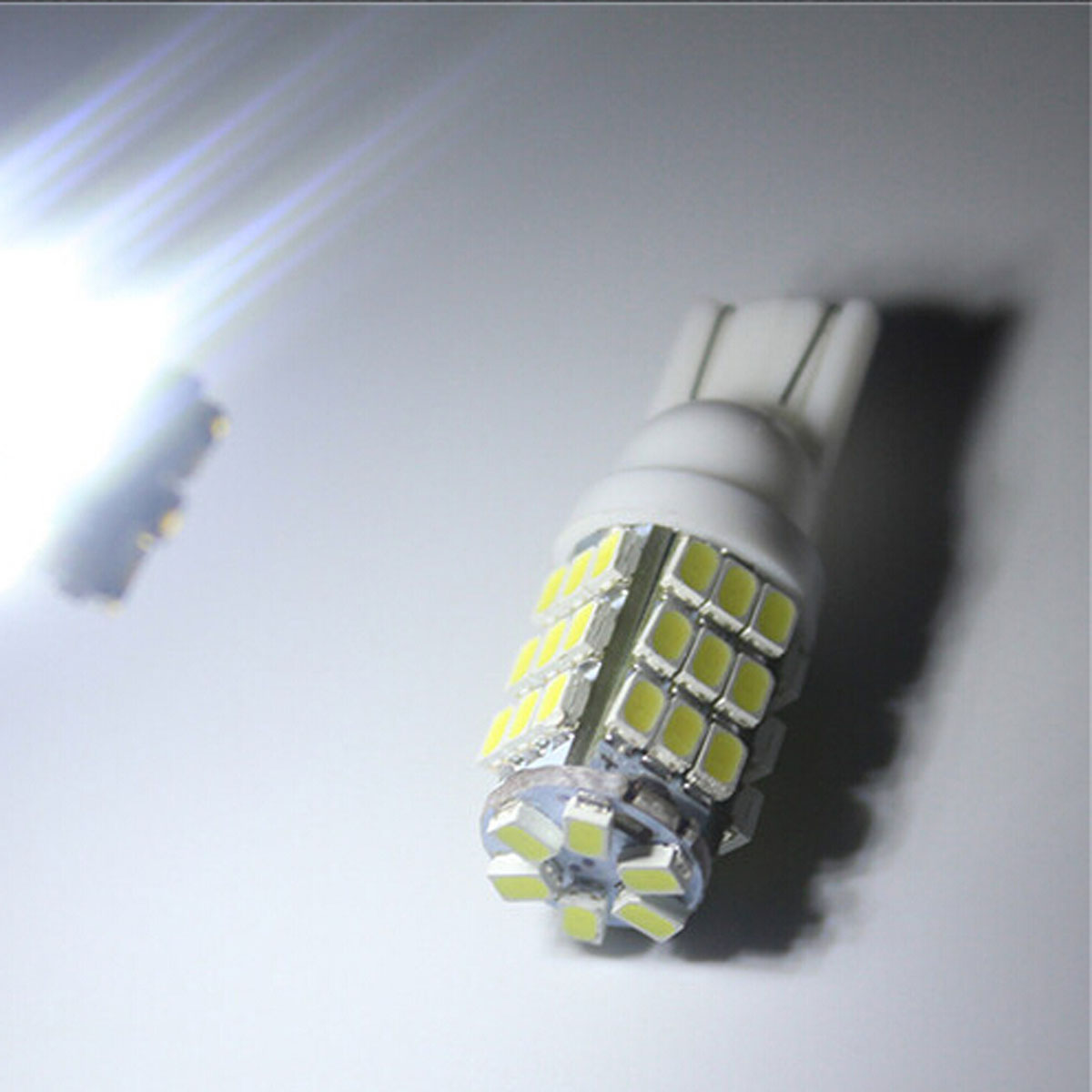 2X  T10 1206 42 SMD LED Light Bulb Reading Light 42 LED Interior Lamp White Auto Car Wide Light