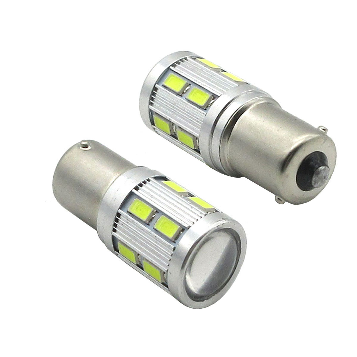 2X S25 1156 BA15S 13SMD White High Power LED Light Bulbs Car Fog Driving Light/Stoplight/Brake light