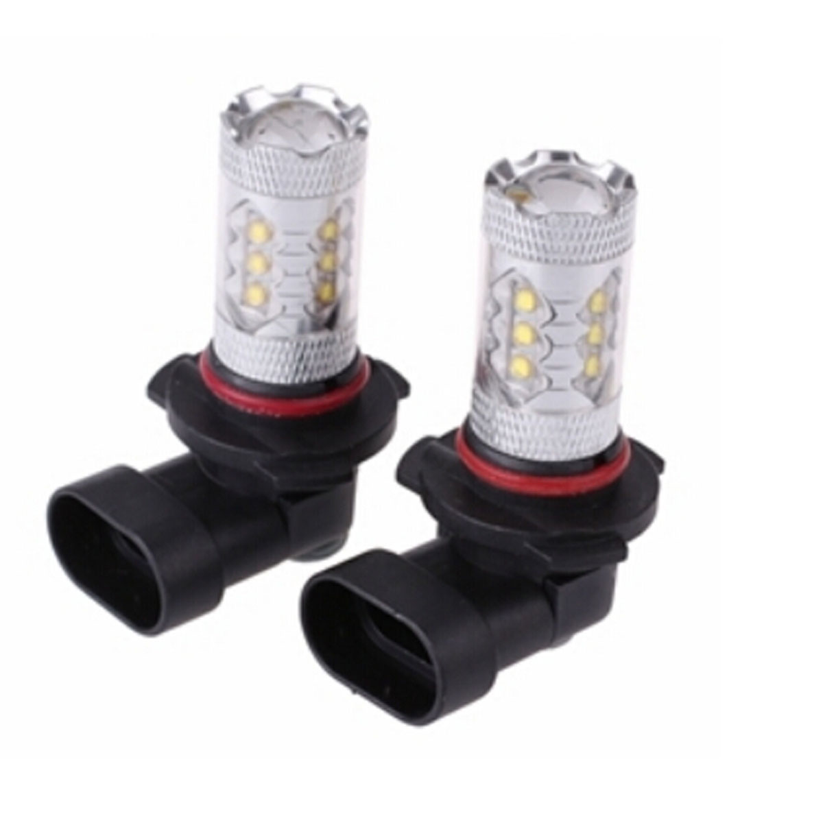 2X 9005 HB3 80W LED Projector  White Car Auto DRL Daytime Running Lights Headlight Fog Lamp Bulb