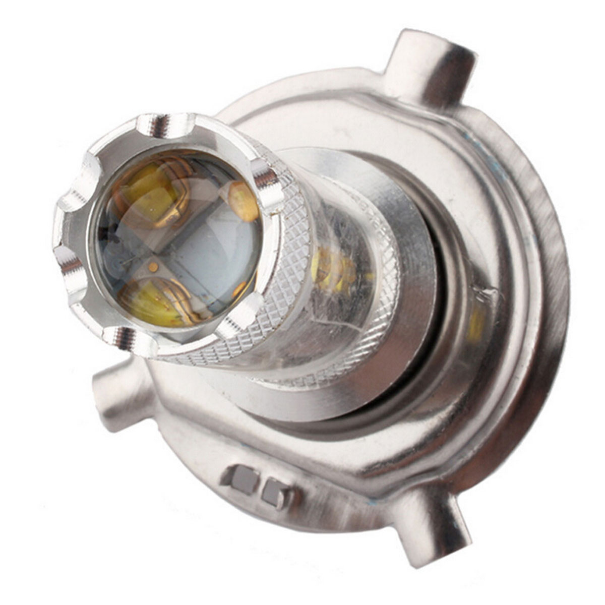 2 X 80W White H4 LED Car Fog Light Bulb 1500LM High Low Beam Headlight