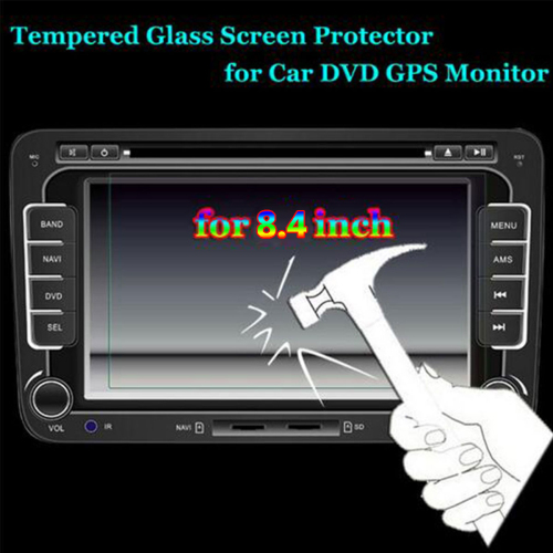 Premium 2.5D Edge Tempered Glass Screen Protector Cover for Car DVD GPS LCD Cover Guard