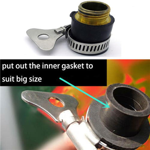 Garden Copper Water hose Tap Connectors Universal Adapter Faucet for Shower irrigation Watering