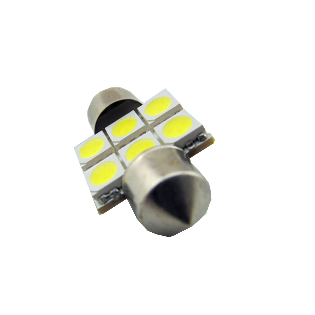 2X 5050 6smd 31 White Festoon Dome Car Light Lamp Bulb/Reading Light