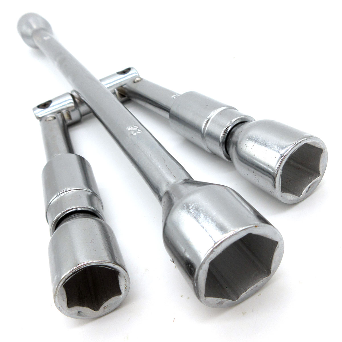 Car Tire Repair Tool Folding Cross Wrench Auto Socket Spanner Adjustable Change Nut Tire Lug