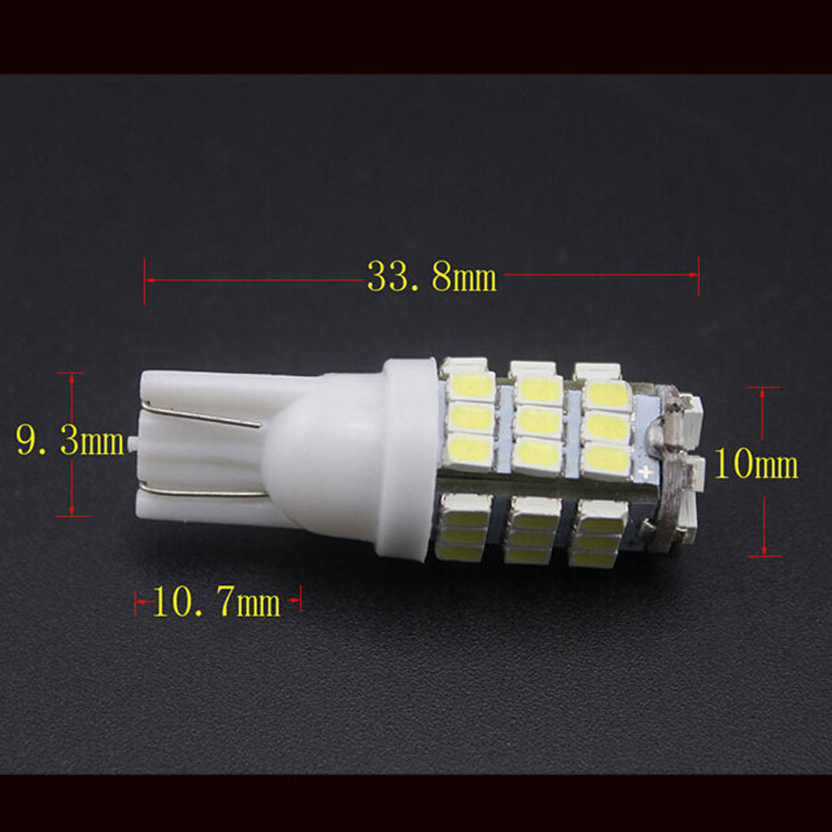 2X  T10 1206 42 SMD LED Light Bulb Reading Light 42 LED Interior Lamp White Auto Car Wide Light