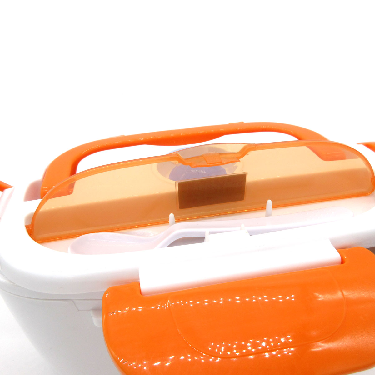 1.05L12V Electric Heated Car Plug Lunch Box Set Food Warmer Bento With Spoon For Kids School Office