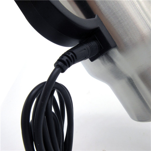 Portable 12V Stainless Steel Silver Heating Car Drink Mug Mini Thermal Mug Hot Drink Travel Cup