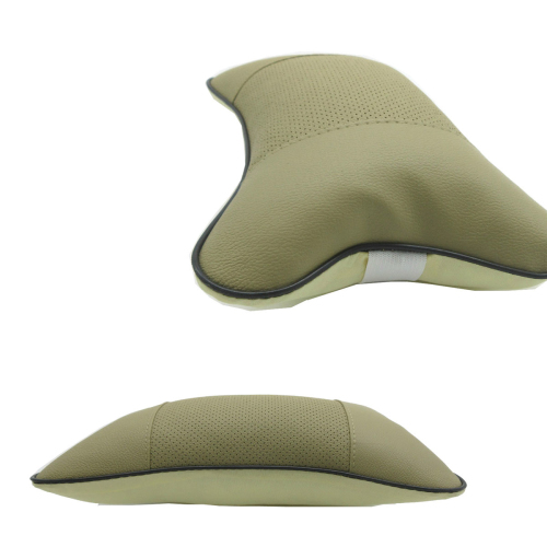 1 Pair Auto Pillow Bone Car Care Cervical Pillow Car Seat Rest Cushion Care