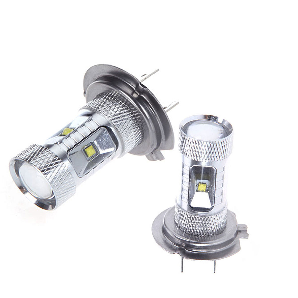 2X H7 Led Bulb 30W Ultra Bright Cree H7 LED Car  Fog Light 650LM White Universal Daytime Running