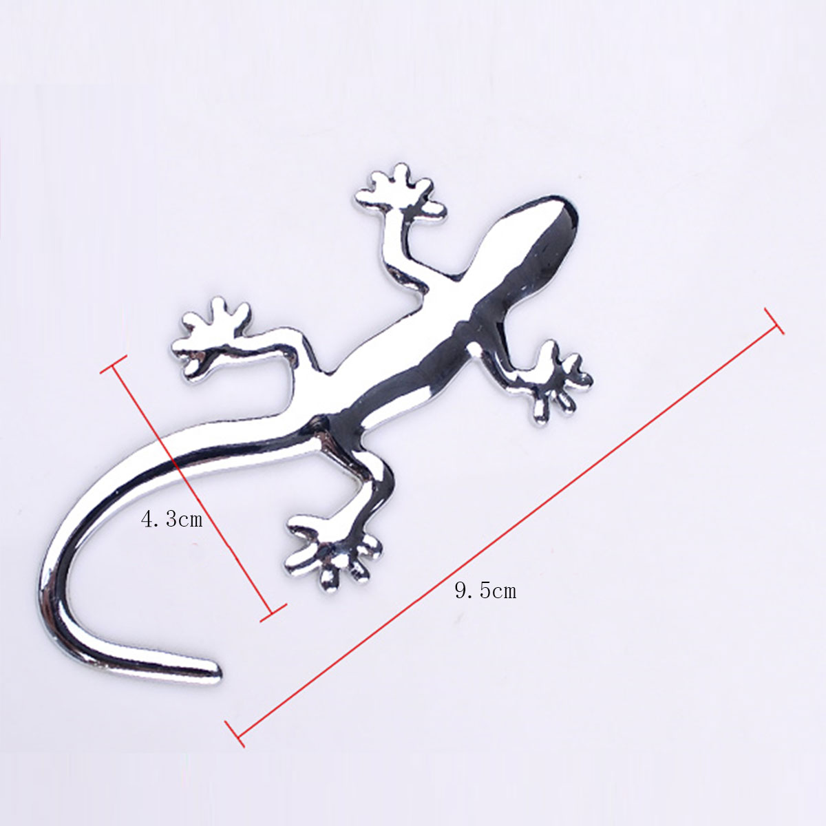 Fashion Car 3D Gecko Metal Emblem Badge Car Truck Auto Motor Sticker Decals Car Styling