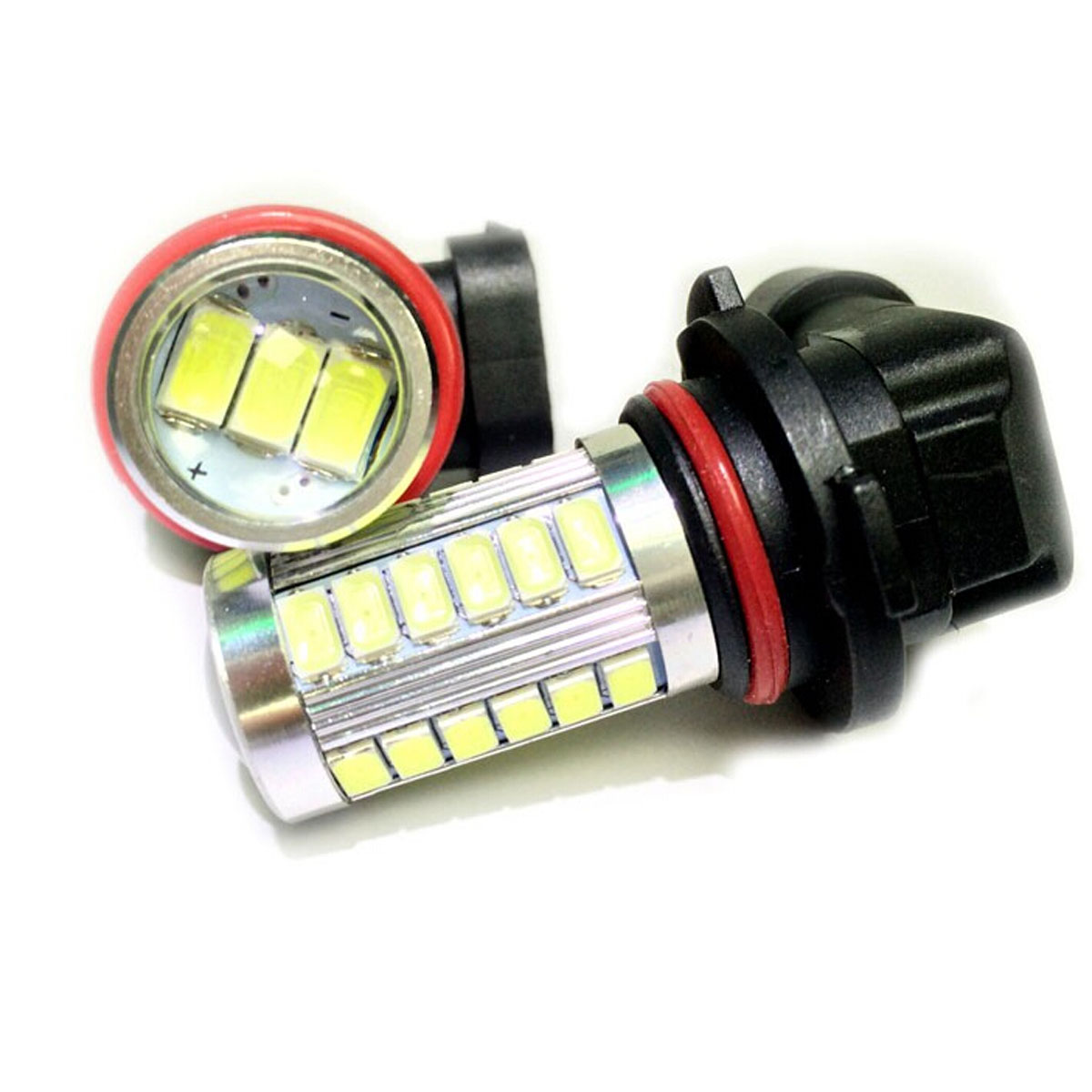 2X 9005/HB3 5630 SMD 33 LED Car Fog Light Headlight Day Running Driving Lamp Bulb Cool White 12V