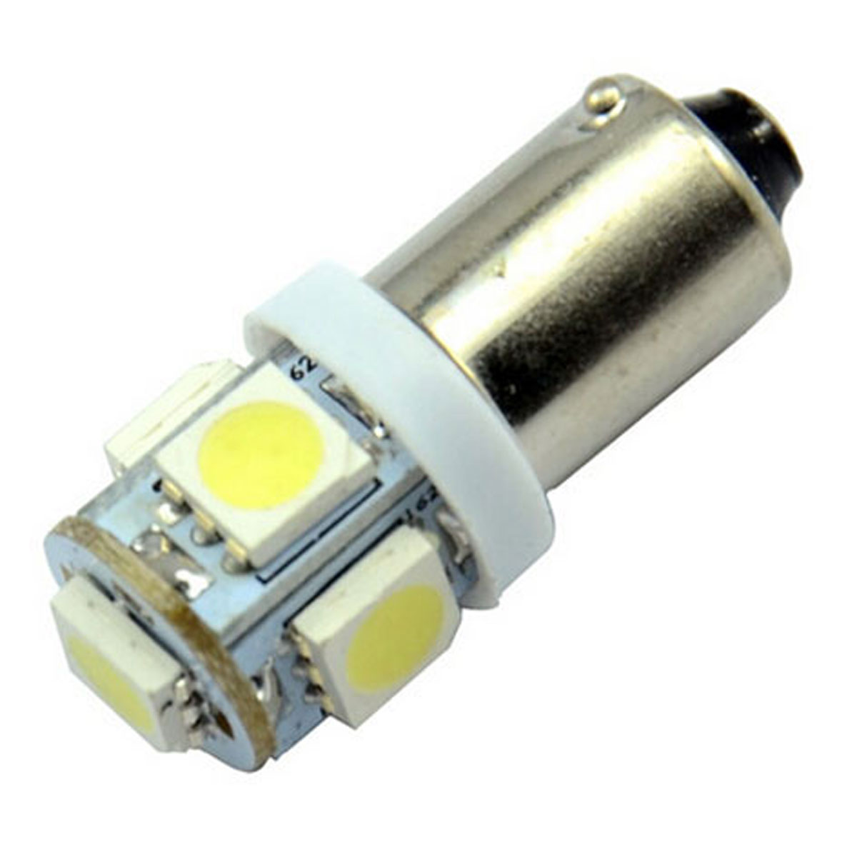 2X Car Marker Lamps T11 Ba9s T4w 5050 SMD 5 LED Auto Wedge Marker Light LED Bulb