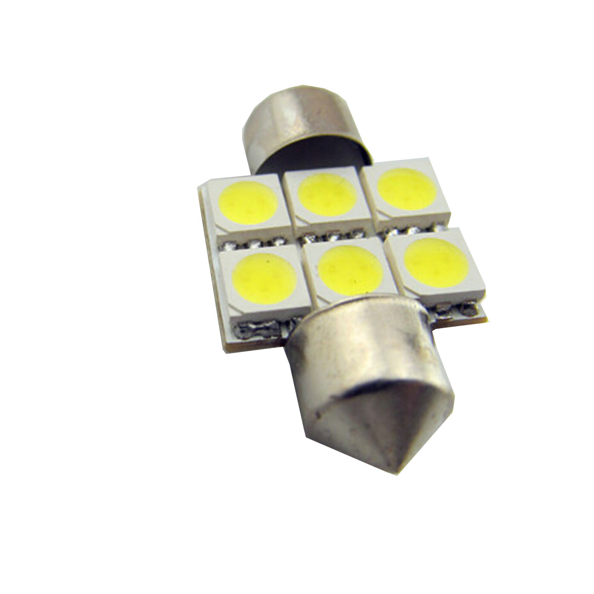 2X 5050 6smd 31 White Festoon Dome Car Light Lamp Bulb/Reading Light